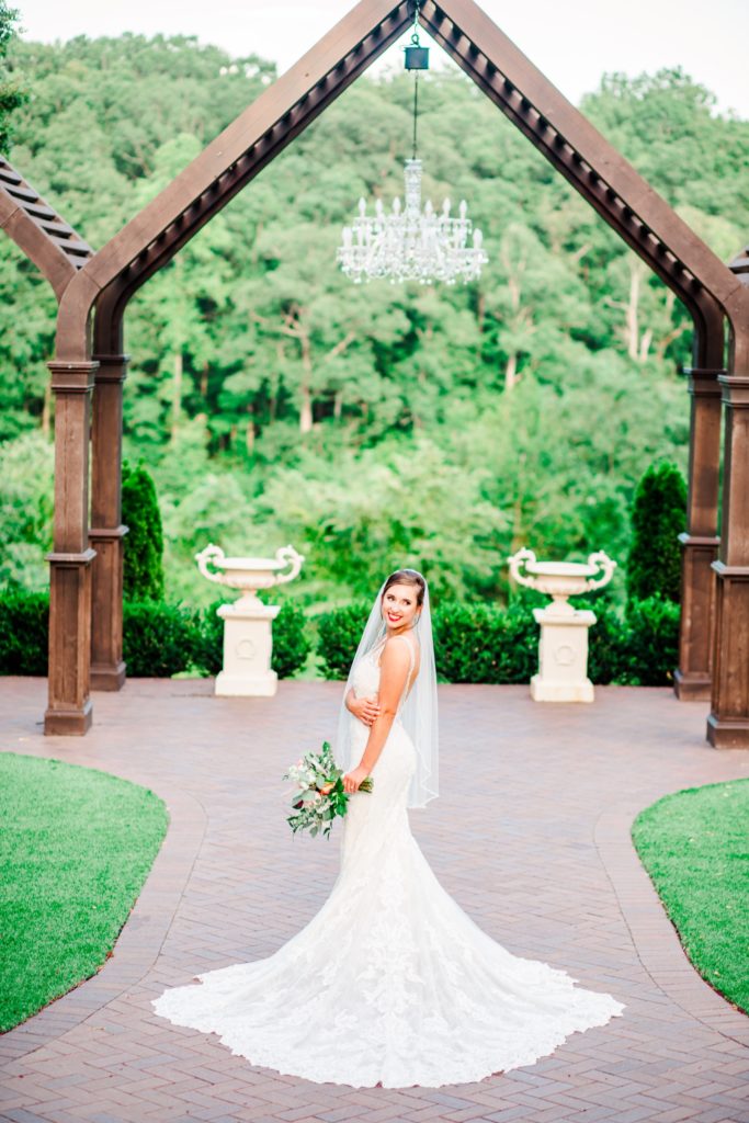 Timeless bridal session at The Highgrove Estate in Fuquay-Varina | Tierney Riggs Photography| The Highgrove Estate wedding venue in Fuquay-Varina, NC was the perfect backdrop for Mallory's bridal session. Wedding bouquet by Flowers on Broad Street.