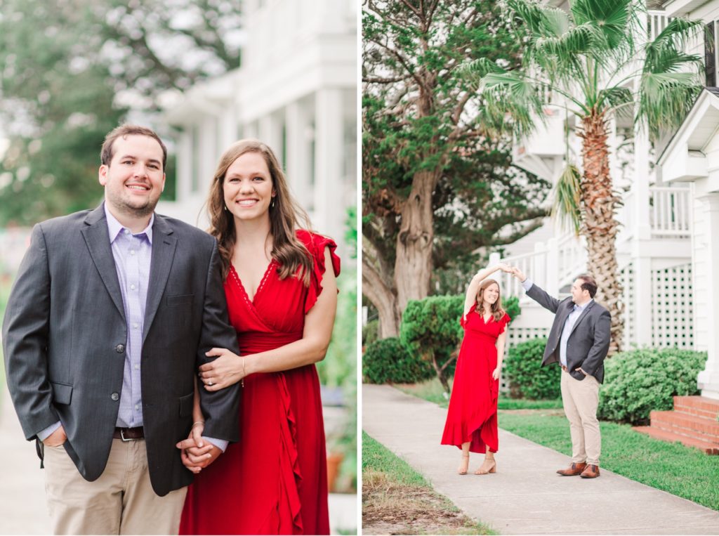 Romantic engagement session by Tierney Riggs Photography in Southport, NC