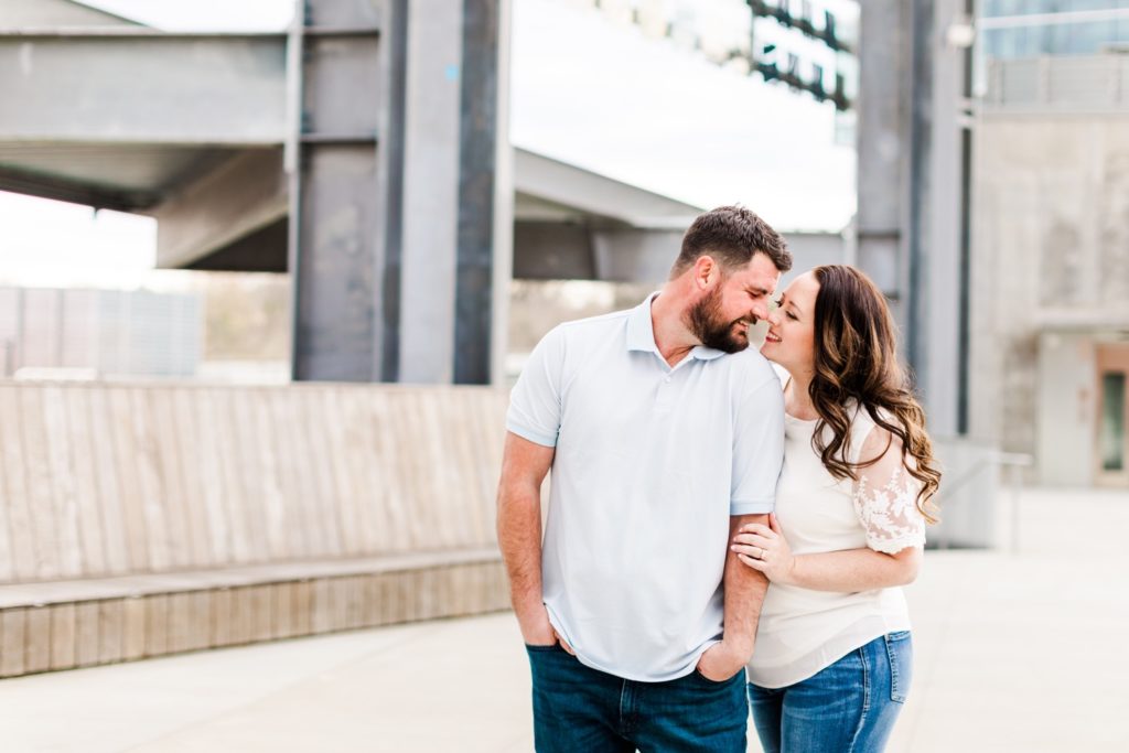 A Union Station Raleigh NC engagement session
