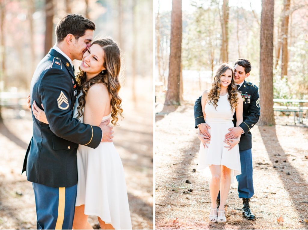 A joyful lakeside Raleigh, NC engagement session by Tierney Riggs Photography