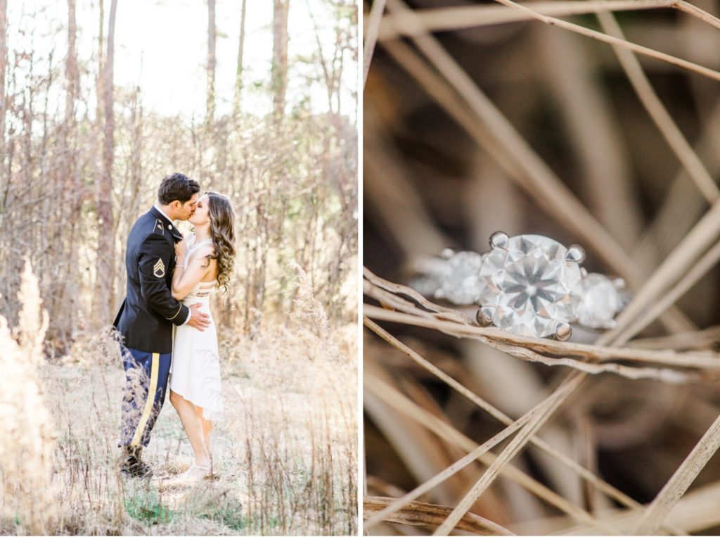 Romantic engagement photos in Raleigh, NC by Tierney Riggs Photography