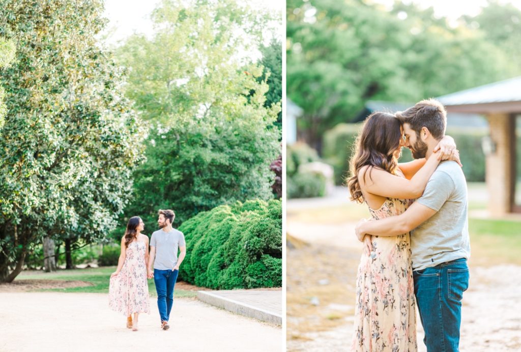 Springtime engagement photos by Tierney Riggs Photography