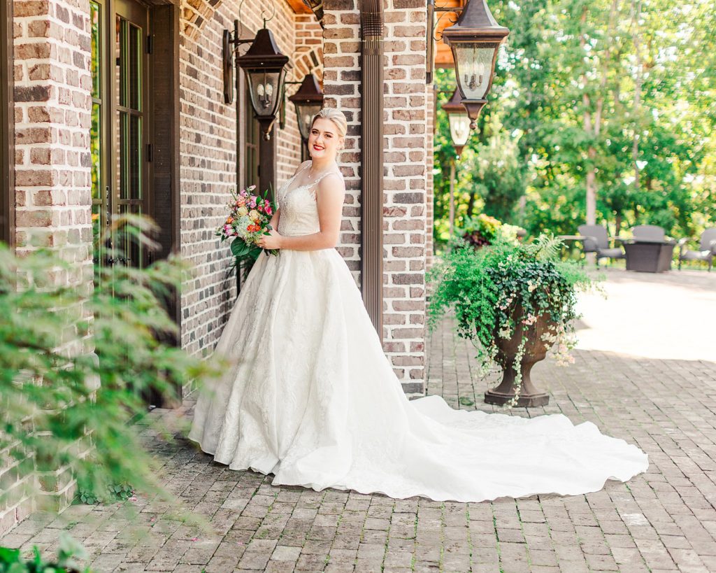 A fall bridal portrait session in South Carolina captured by Tierney Riggs Photography