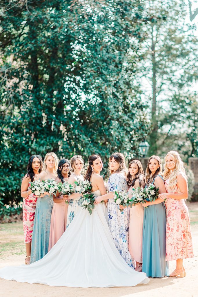 Mismatched bridesmaids dressed will be a trend in 2023