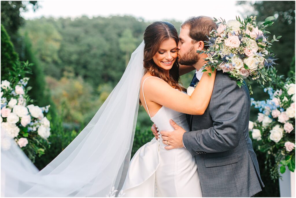 Bride and groom portraits captured by Raleigh wedding photographer, Tierney Riggs