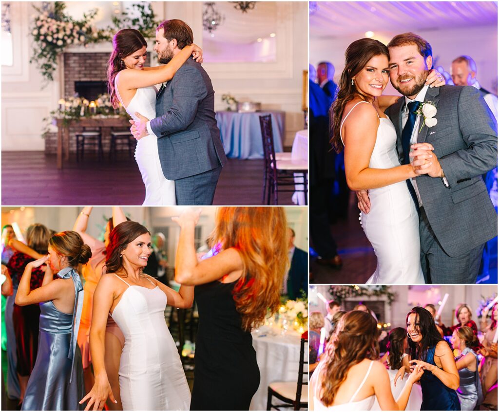 Wedding Reception at the Highgrove Estate in Fuquay-Varina captured by Raleigh wedding photographer, Tierney Riggs