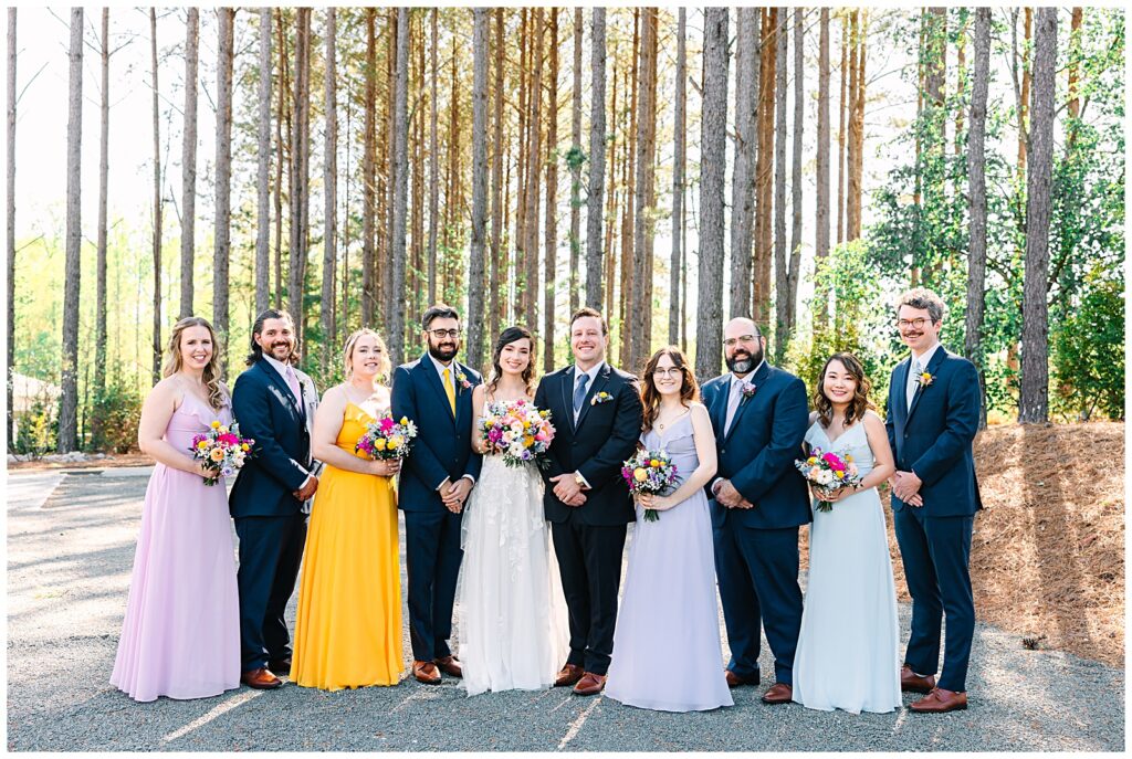 A Colorful Wedding at the Upchruch in Cary, NC