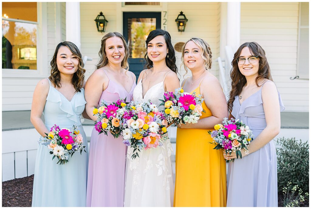 A Colorful Wedding at the Upchruch in Cary, NC