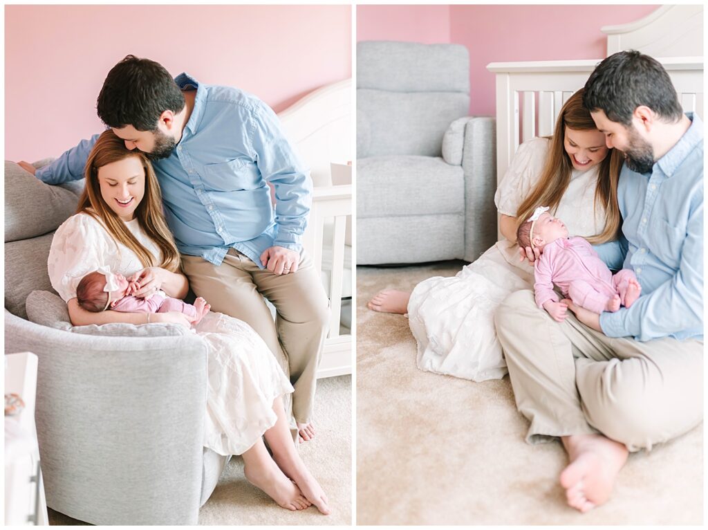 Newborn photographer in Cary, North Carolina capturing newborn photographs