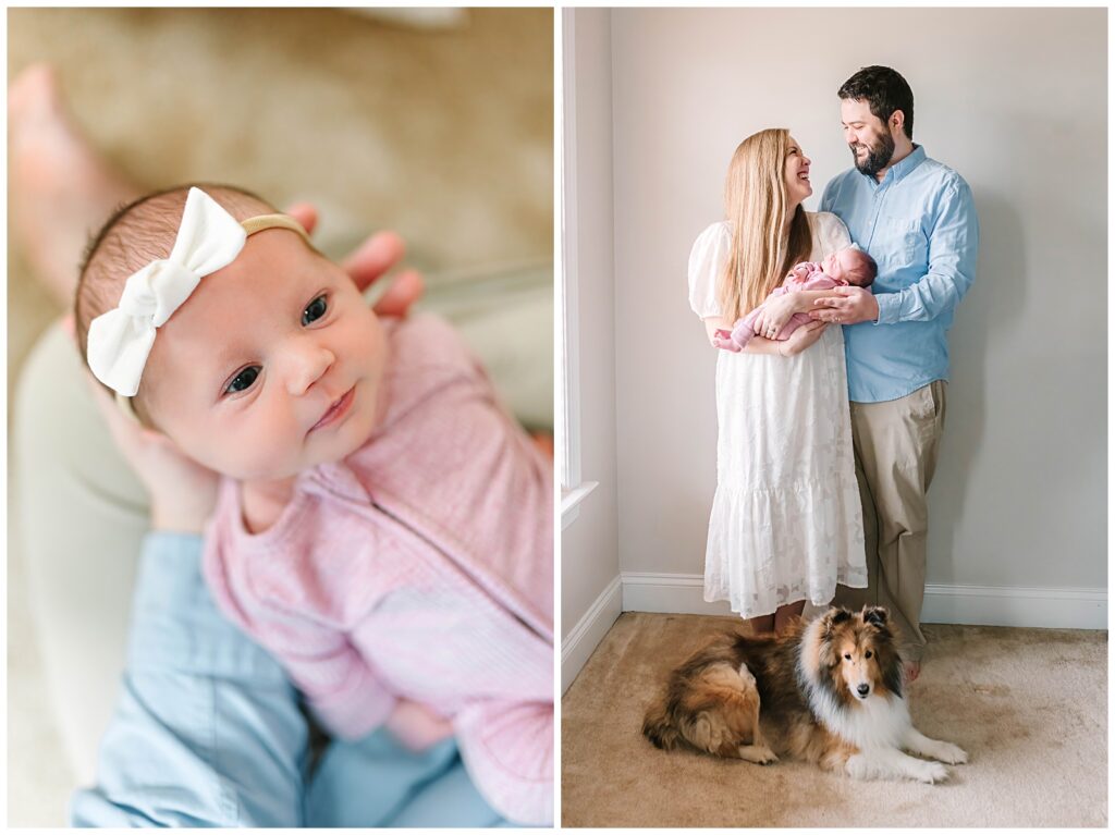 Newborn photographer in Cary, North Carolina capturing newborn photographs